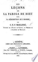 Les Leçons de la Parole de Dieu sur la Rédemption de l'Homme