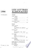 Les Lettres albanaises