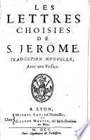 Les lettres choisies de S. Jerome