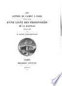 Les lettres de cachet à Paris