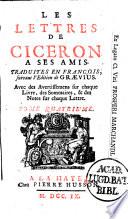Les lettres de Cicéron à ses amis