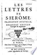 Les lettres de Saint Jérôme