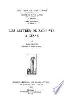 Les lettres de Salluste à César