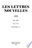 Les Lettres nouvelles