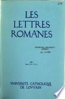 Les Lettres romanes