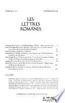 Les Lettres romanes