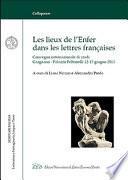 Les lieux de l’Enfer dans les lettres françaises
