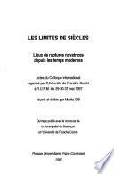 Les limites de siècles