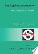 Les linguistes et la norme