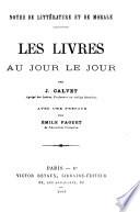 Les livres au jour le jour