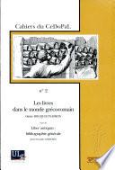 Les livres dans le monde gréco-romain