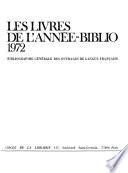 Les Livres de l'année-Biblio