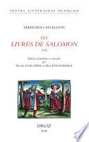 Les Livres de Salomon : Proverbes, Ecclésiaste, Cantique des cantiques 1555