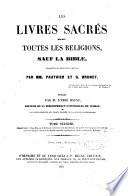 Les livres sacrés de toutes les religions sauf la Bible