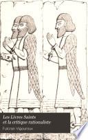 Les Livres Saints et la critique rationaliste