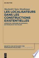 Les localisateurs dans les constructions existentielles