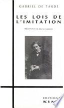 LES LOIS DE L'IMITATION