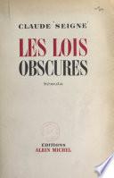 Les lois obscures