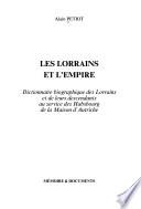 Les Lorrains et l'empire