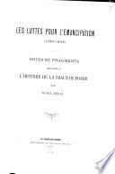 Les luttes pour l'émancipation (1793-1848)