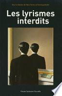 Les lyrismes interdits