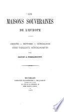 Les Maisons souveraines de l'Europe