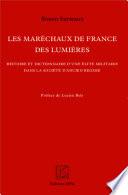 Les Maréchaux de France des Lumières