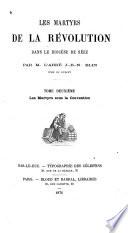 Les martyrs de la Révolution dans le diocèse de Séez