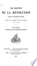 Les martyrs de la Révolution dans le diocèse de Séez
