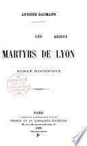 Les martyrs de Lyon