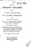 Les masques arrachés, ou vies privées de L. E. Henri Vander-Noot et van Eupen, de S.E. le Cardinal de Malines et de leurs adhérens