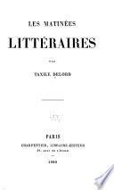 Les matinées littéraires