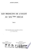 Les Médecins de l'Ouest au XIXe siècle