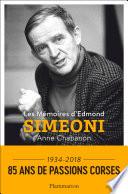 Les Mémoires d'Edmond Simeoni