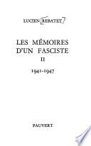 Les mémoires d'un fasciste