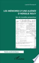 Les Mémoires d'une aliénée d'Hersilie Rouy