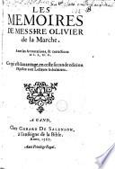 Les mémoires de messire Olivier de la Marche