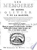 Les mémoires de messire Olivier St. de la Marche