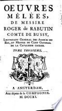 Les Mémoires de messire Roger du Rabutin comte de Bussy ...