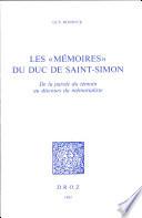 Les Mémoires du duc de Saint-Simon