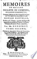 Les mémoires ... sur ... Louis onzième et Charles VIII