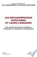 Les métamorphoses africaines et leurs langages