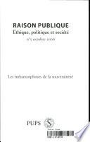 Les métamorphoses de la souveraineté