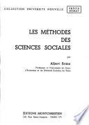 Les méthodes des sciences sociales