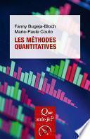 Les Méthodes quantitatives