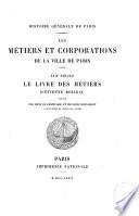 Les métiers et corporations de la ville de Paris