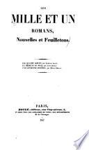 Les mille et un romans, nouvelles et feuilletons