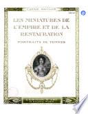 Les miniatures de l'Empire et de la Restauration