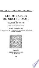 Les miracles de Nostre Dame
