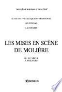 Les mises en scène de Molière
